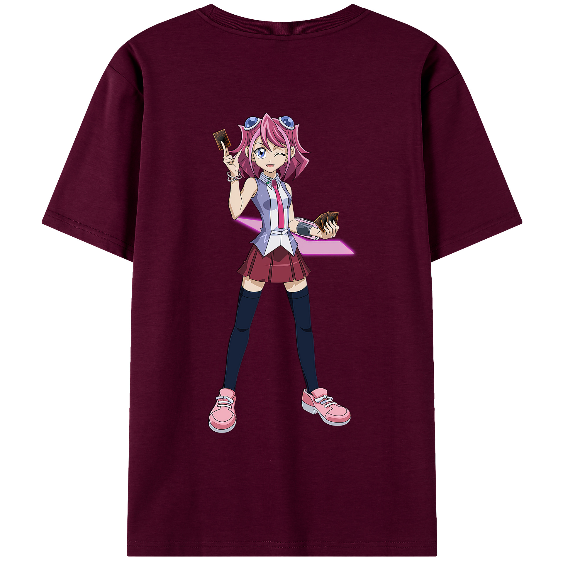 （画像用） 遊☆戯☆王 Yu-Gi-Oh! レディース半袖Tシャツ(バックプリント)